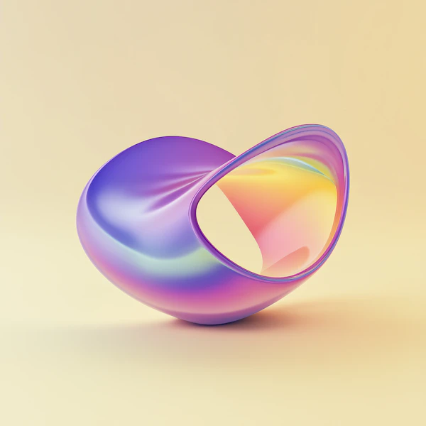 Abstract 3D Torus Art