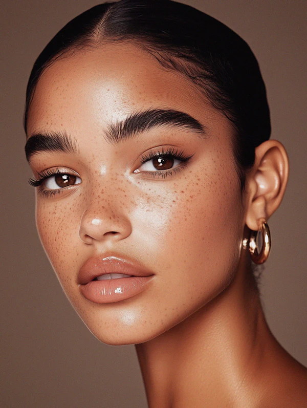 Elegant Portrait Close-Up
