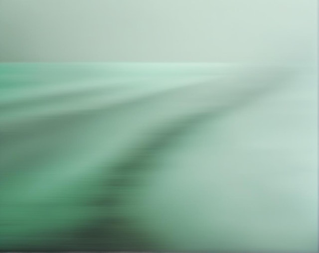 Abstract Green Motion Blur