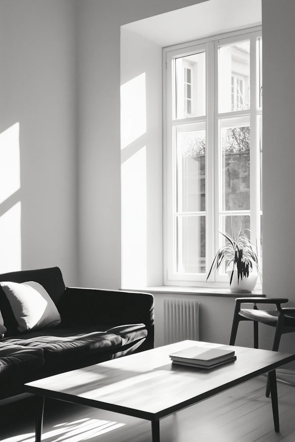 Minimalist Interior with Natural Light