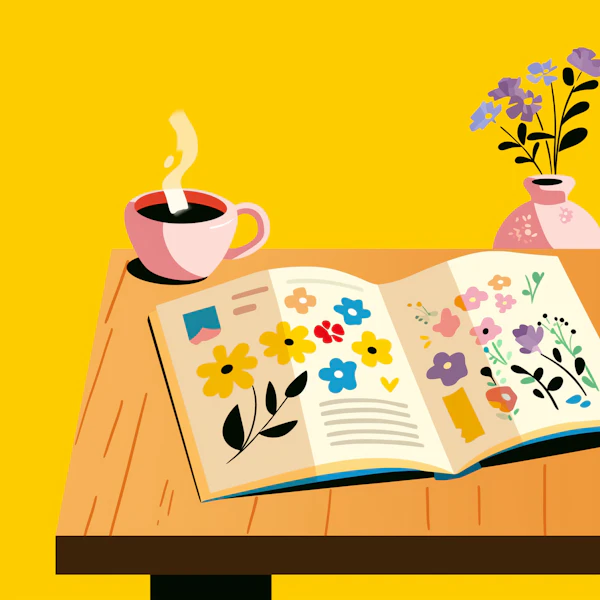 Cozy Floral Illustration