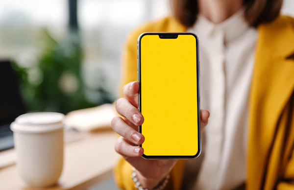 Person Holding Smartphone