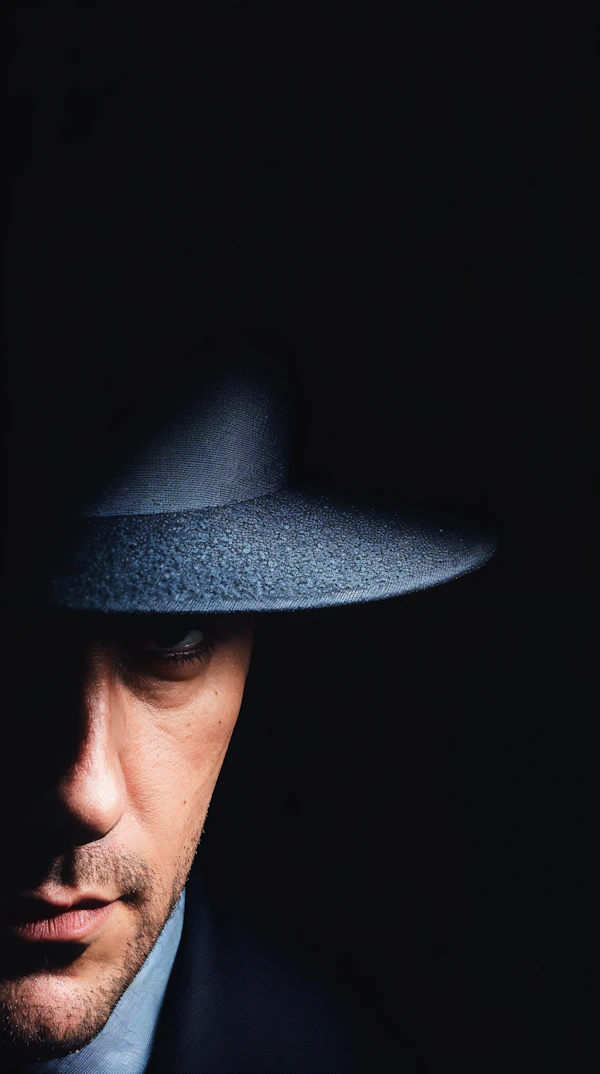 Mysterious Man in Shadow