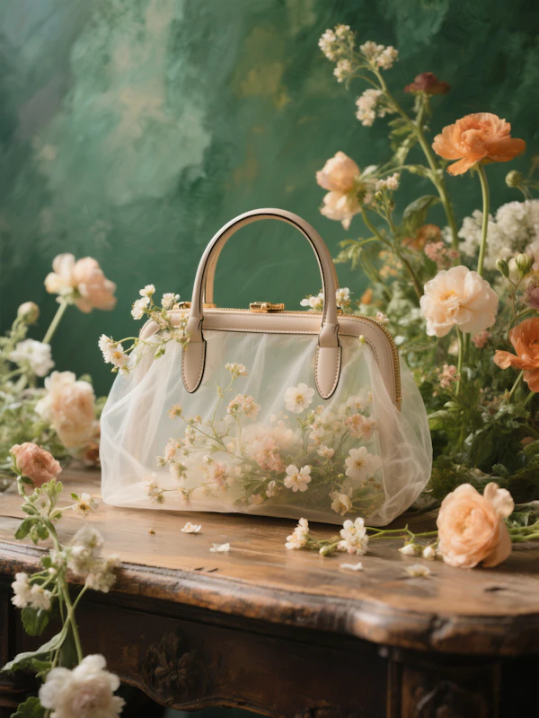 Floral Handbag Display