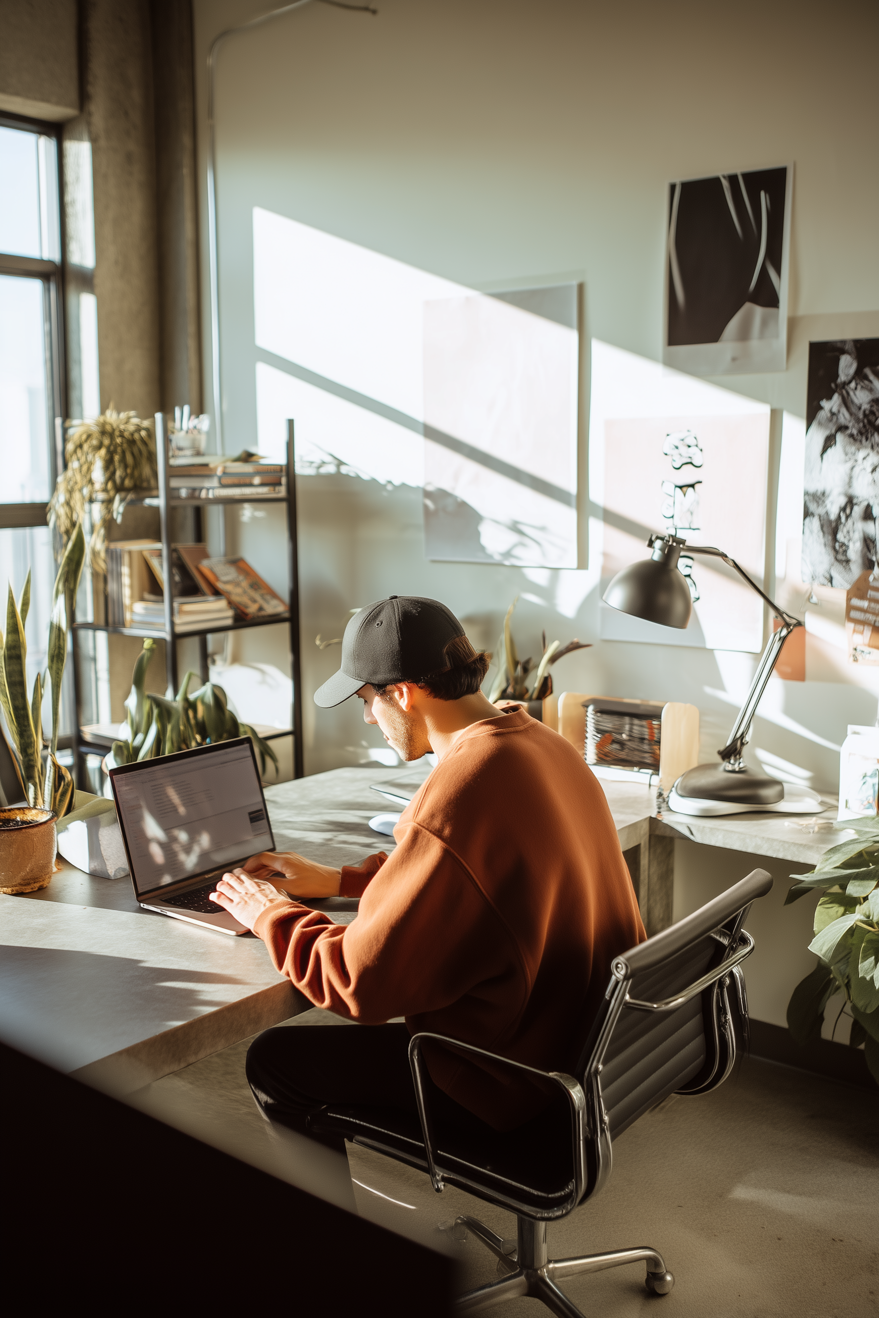 Cozy Workspace Scene