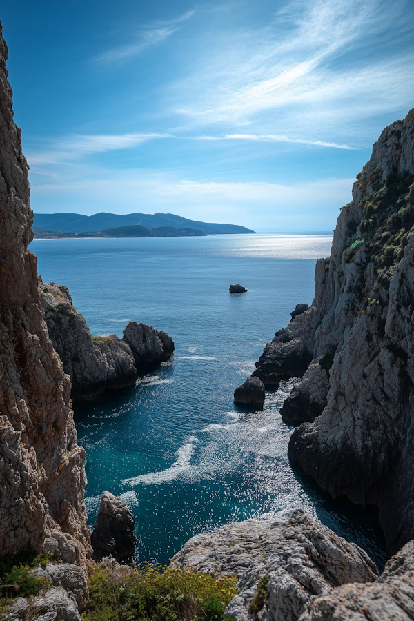 Coastal Cliff Serenity
