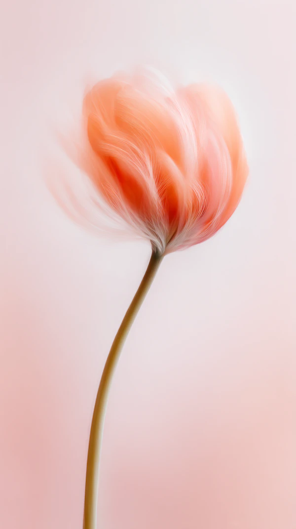 Ethereal Tulip Close-Up