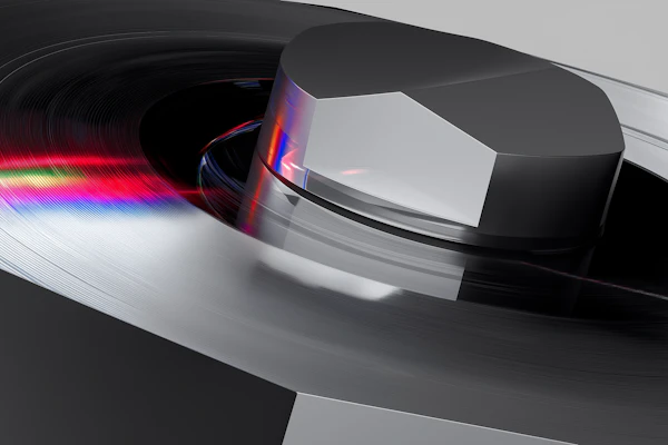 Spinning Vinyl Record
