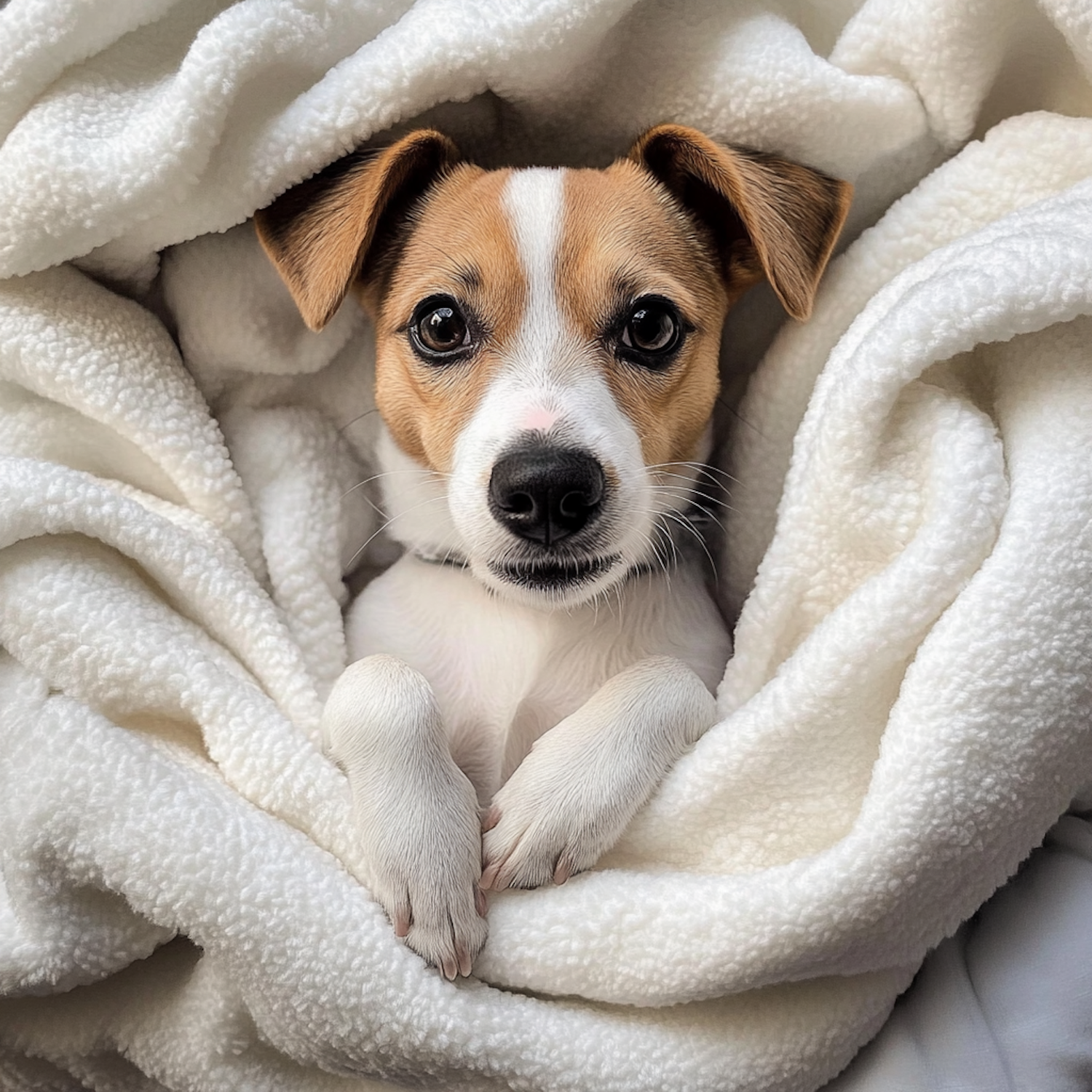 Cozy Jack Russell Terrier