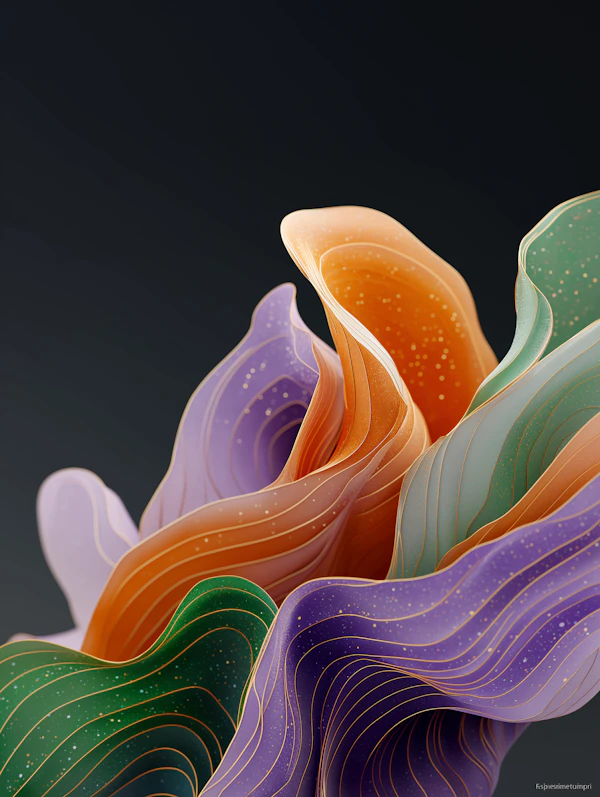 Vivid Abstract Waves