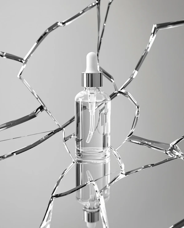 Artistic Serum Bottle