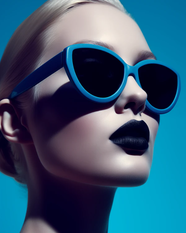 Edgy Blonde Portrait