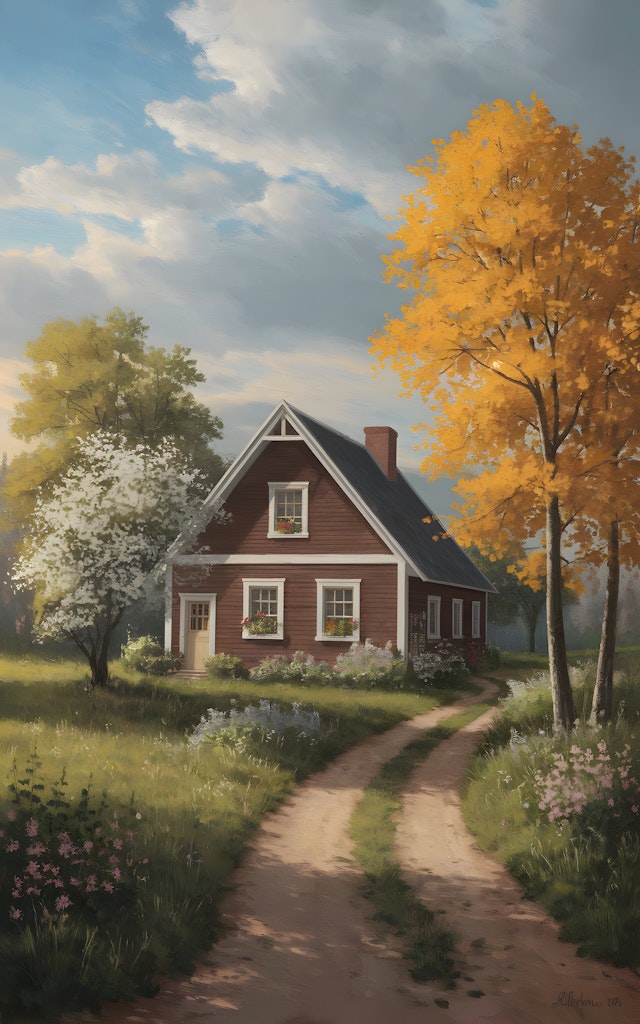 Charming Countryside Scene