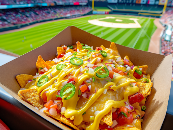 Game Day Nachos at Baseball Stadium