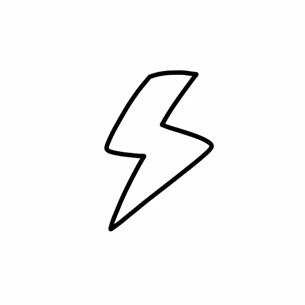 Lightning Bolt Symbol