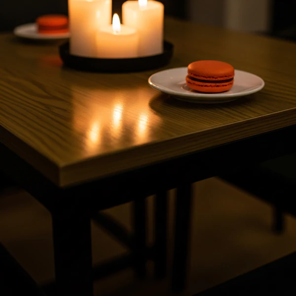 Cozy Candlelit Table