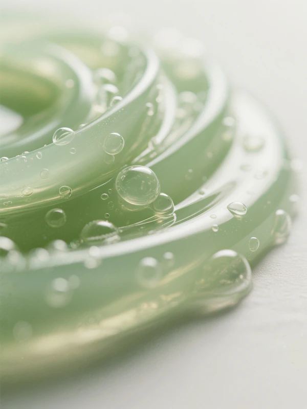 Green Gel Spiral Close-Up