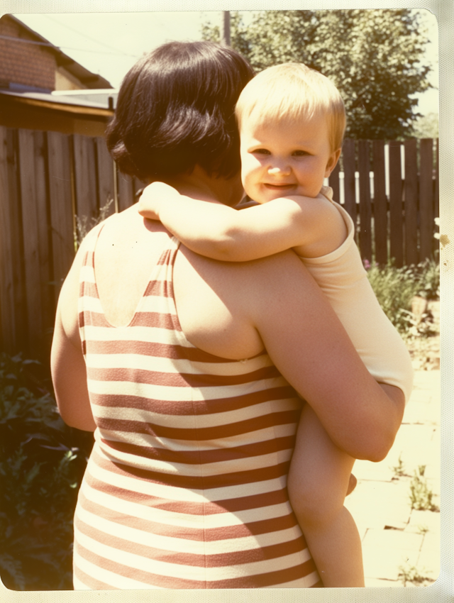 Mother and Child Tender Moment