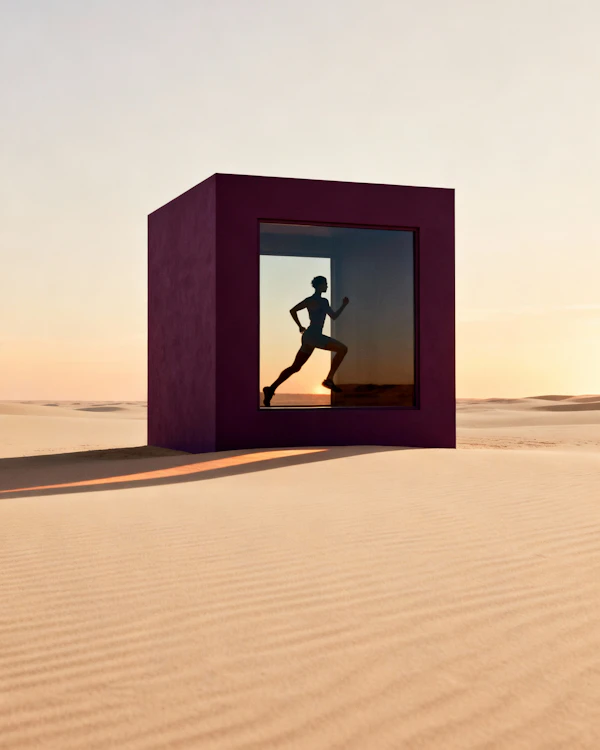 Desert Cube Structure