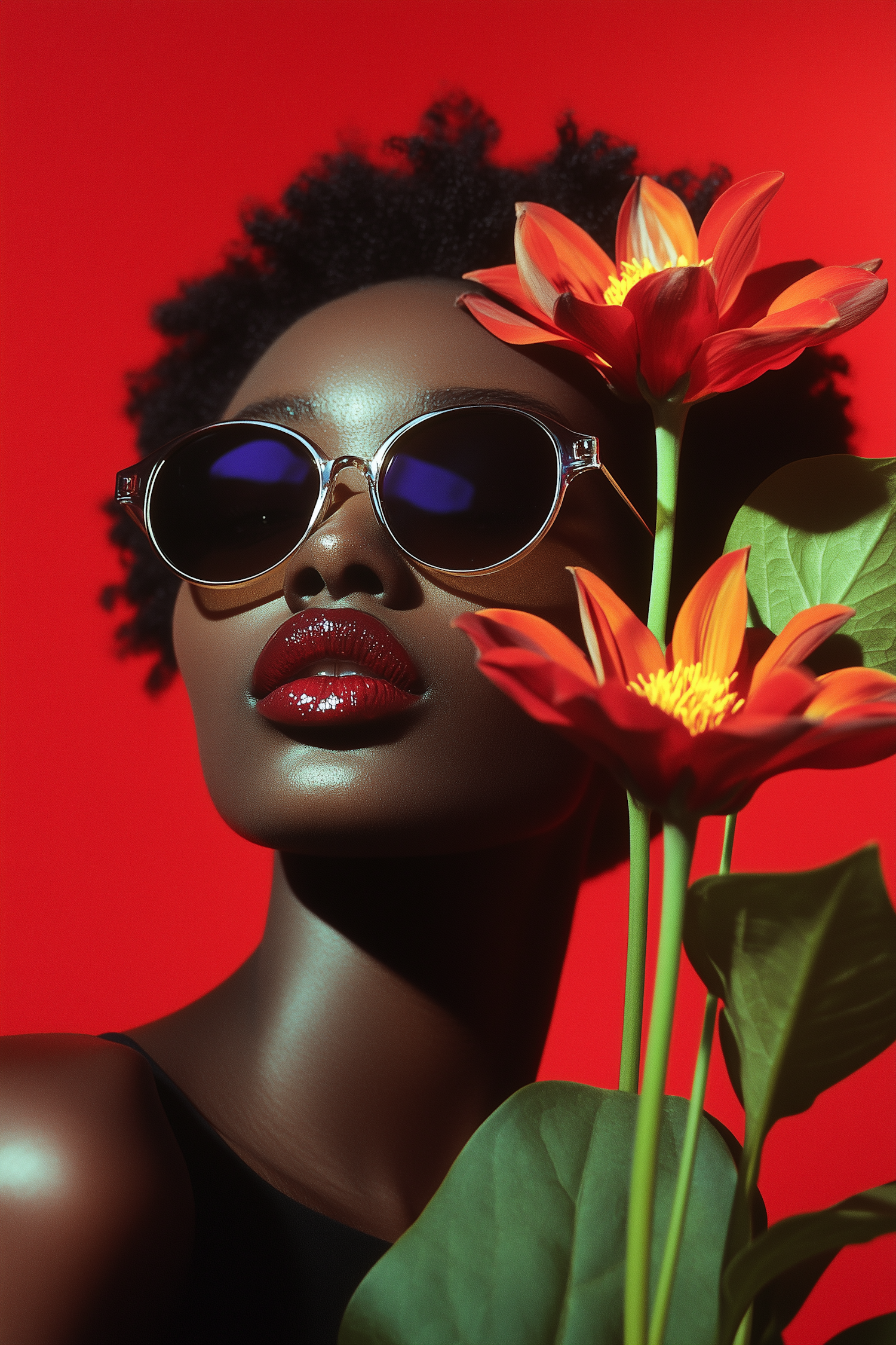 Bold Portrait of Woman