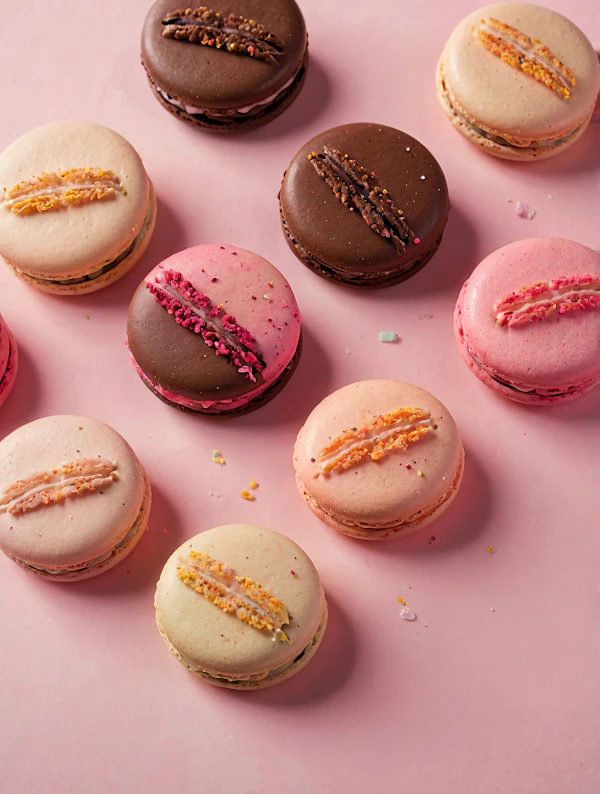Elegant Macaron Display