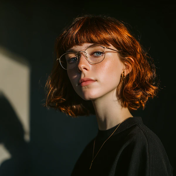 Freckled Portrait