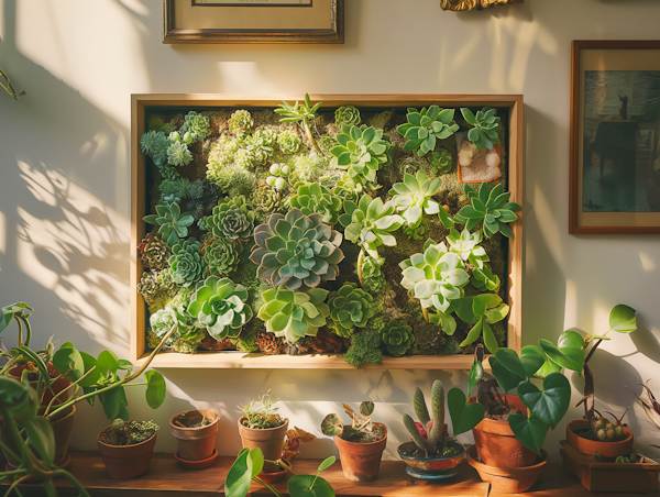 Indoor Living Wall and Art