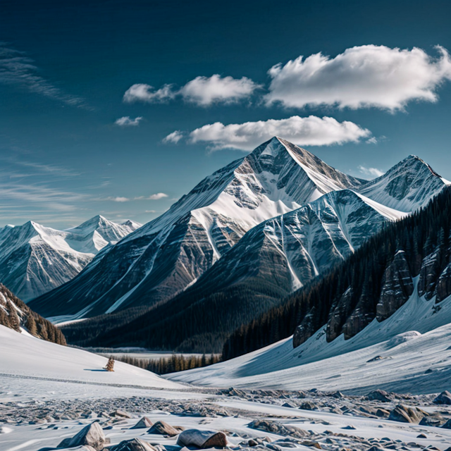 Serene Mountain Landscape