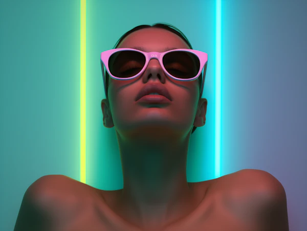 Futuristic Neon Elegance