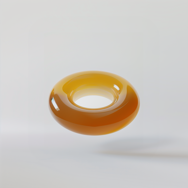 Floating Amber Torus