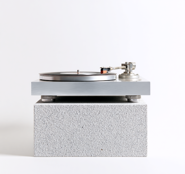 Minimalist Turntable Setup