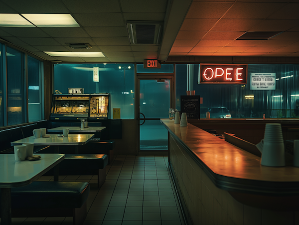 Late Night Diner Interior