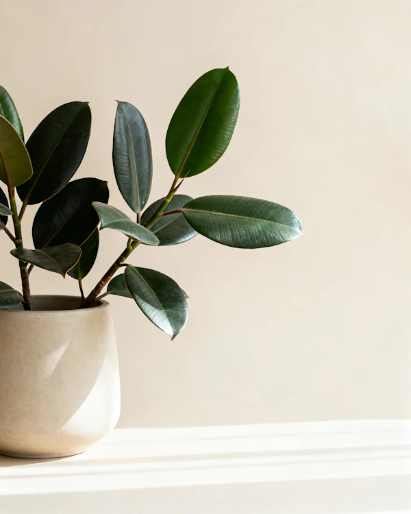 Rubber Plant Display