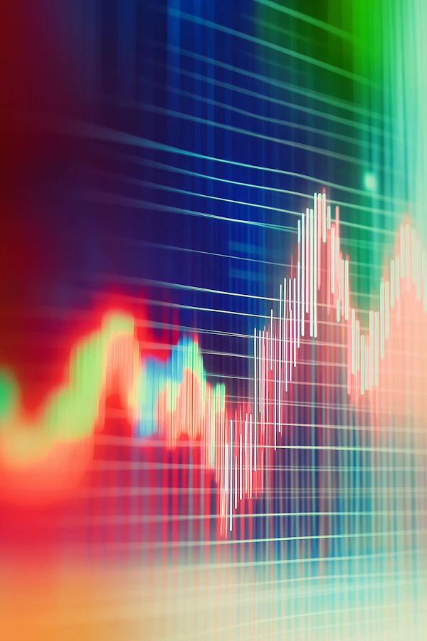 Abstract Stock Chart