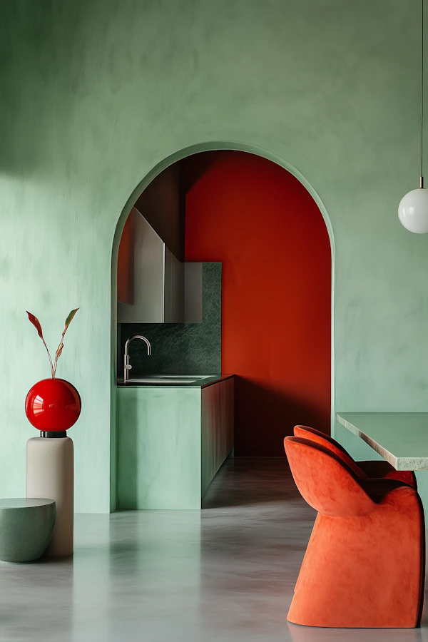 Modern Mint Interior