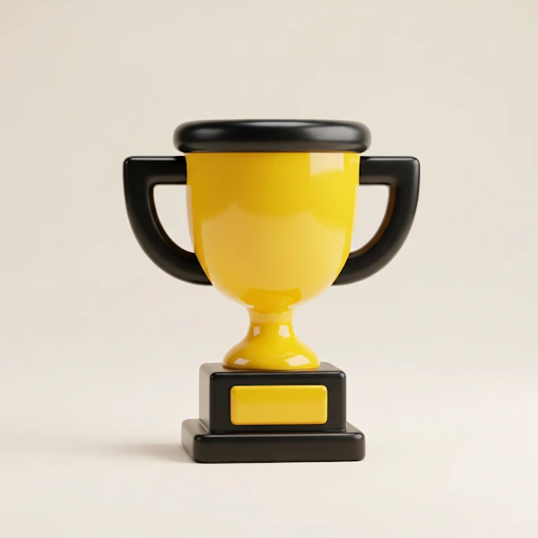 Yellow Trophy Design