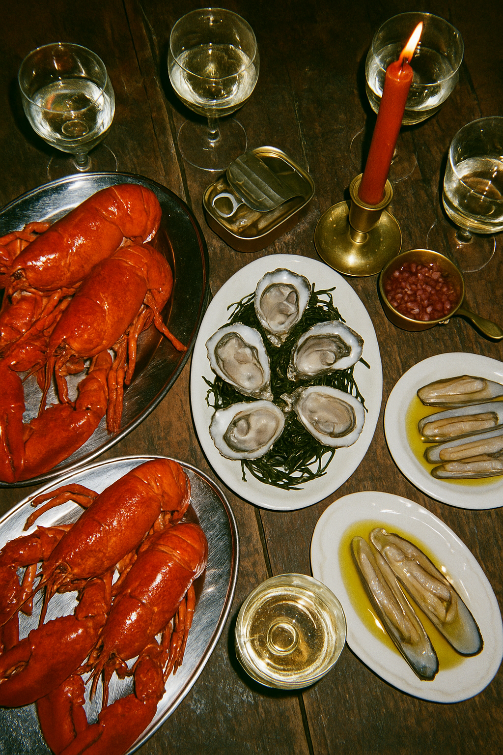 Rustic Seafood Dinner