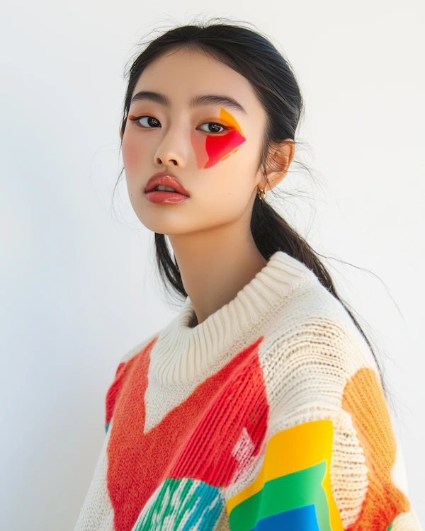 Modern Art Fashion Portrait