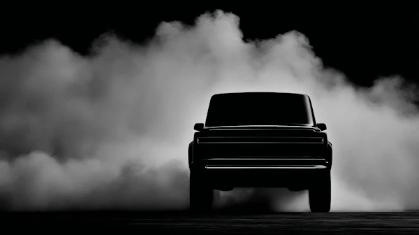 Dramatic Vehicle Silhouette