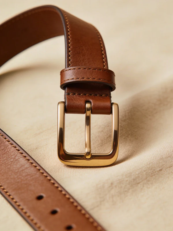 Leather Belt Close-Up