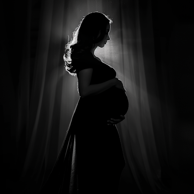 Pregnant Woman Silhouette