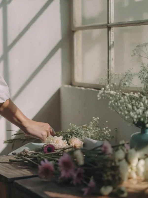 Flower Arrangement Scene