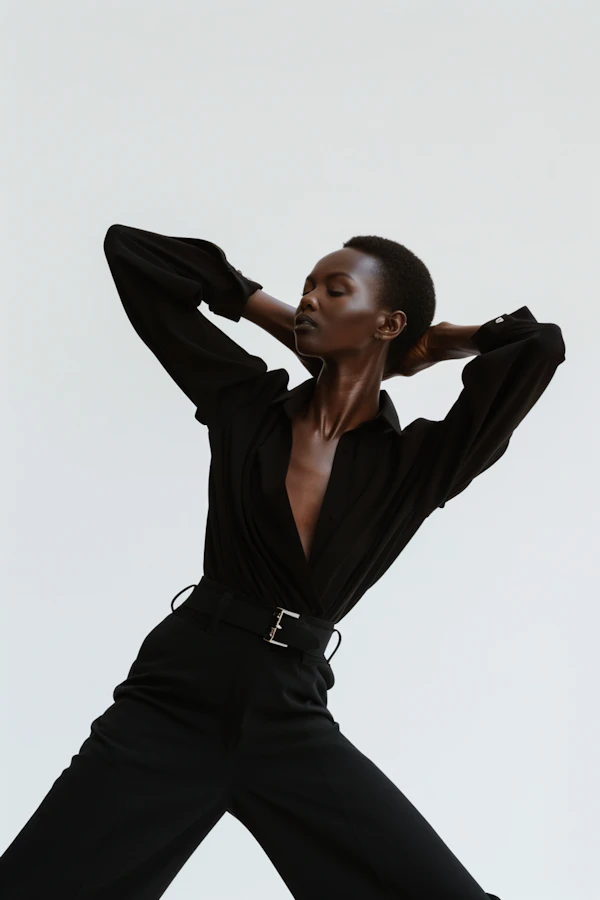 Elegant Woman Posing