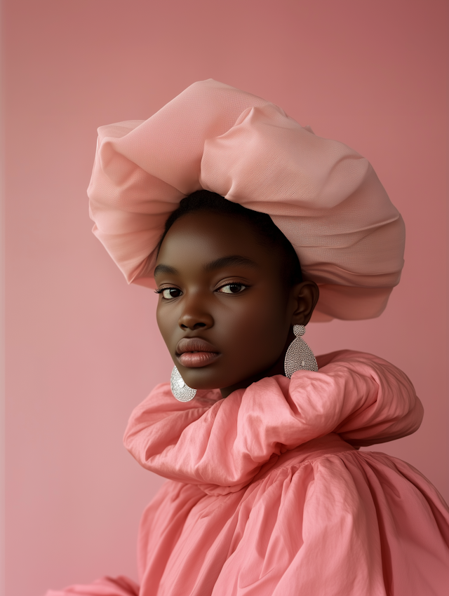 Striking Pink Portrait