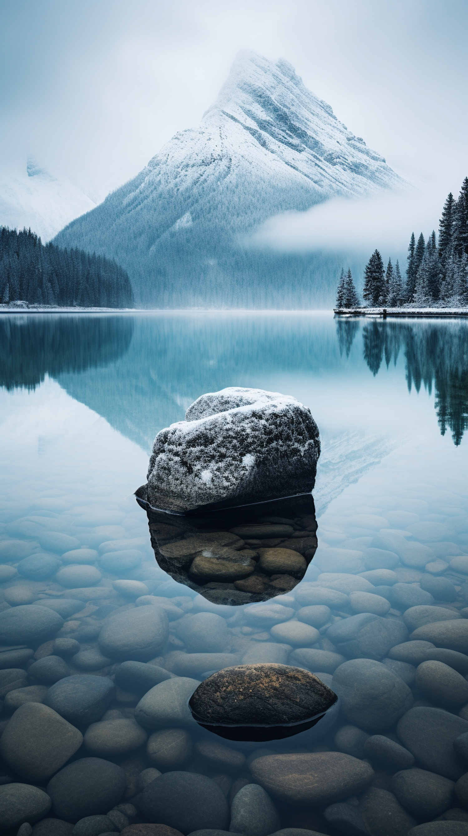 Tranquil Mountain Reflection