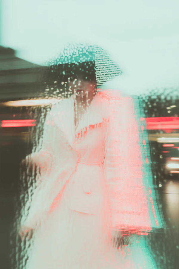 Abstract Rainy Portrait