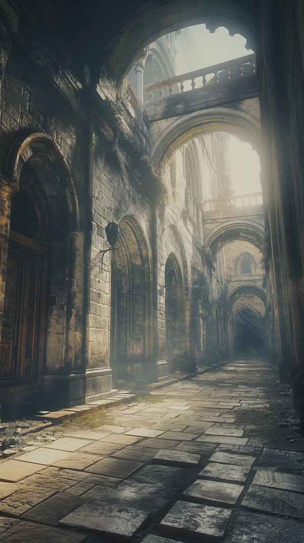 Ancient Gothic Corridor