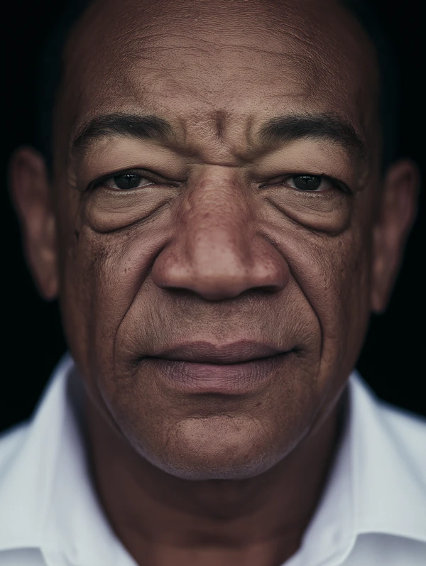 Serious Man Portrait