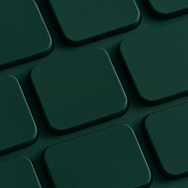 Dark Green Tile Grid
