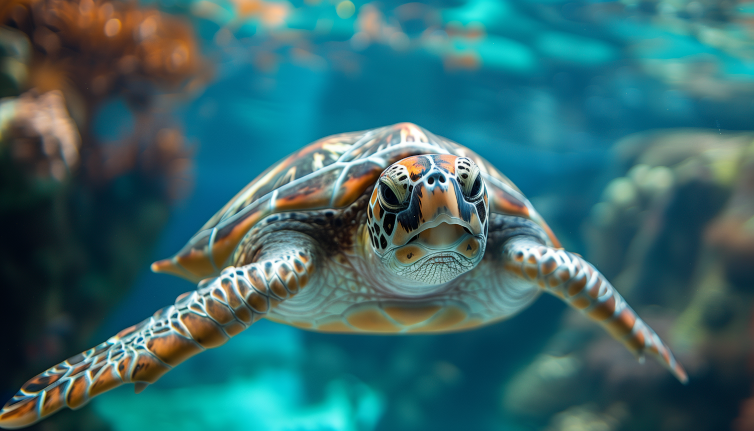 Serene Sea Turtle Encounter